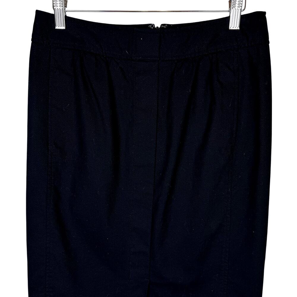 Talbots Basic Black Knee Length Zipper Closure Bu… - image 4